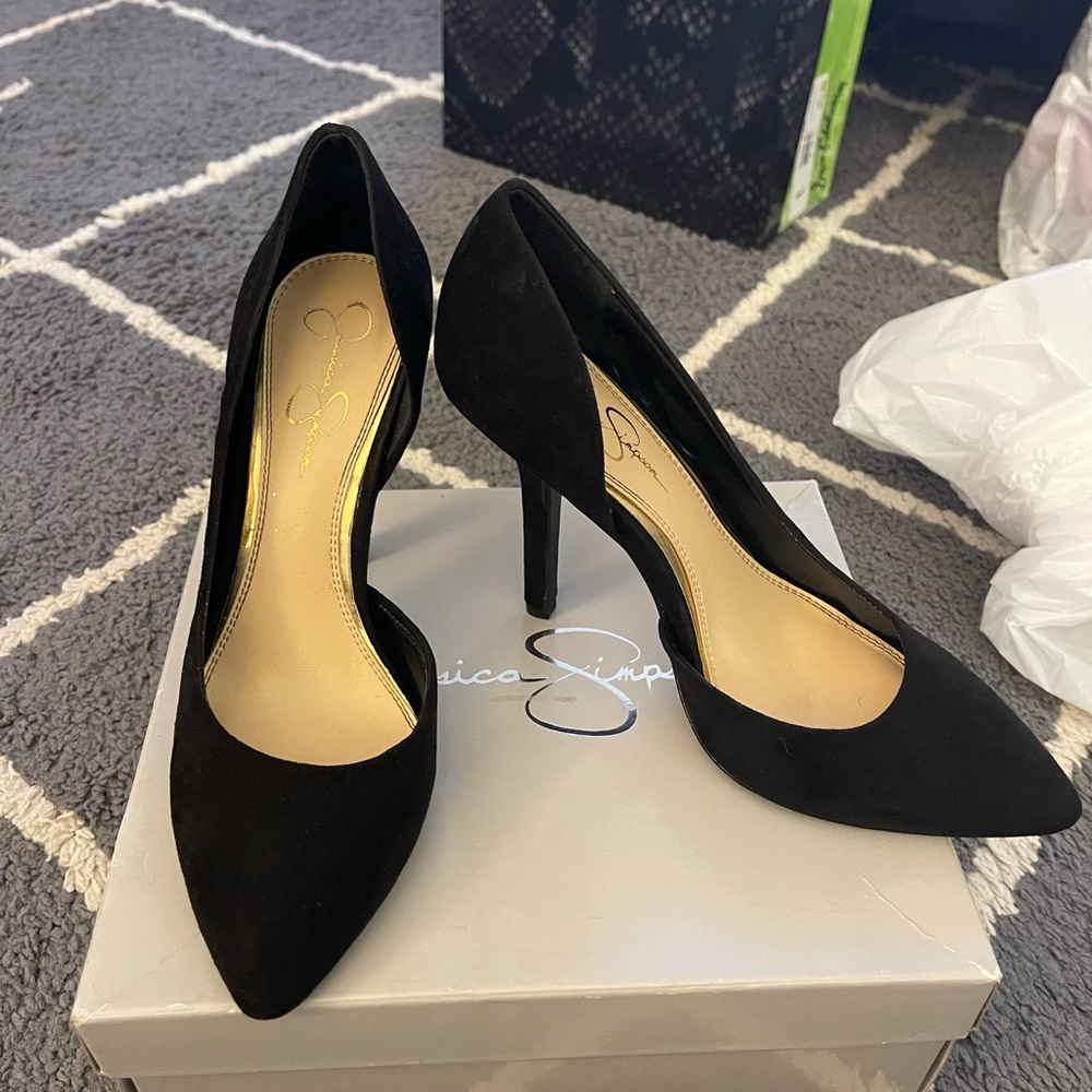 Jessica Simpson Black Heels